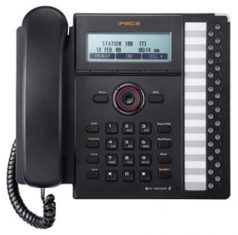Системный IP телефон LIP-8024E (фронтальный вид)