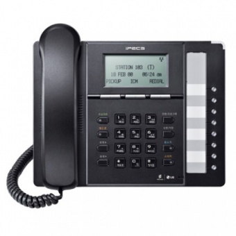 Системный IP телефон LIP-8008E (фронтальный вид)