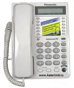 Проводной телефон Panasonic KX-TS2362RU (фронтальный вид)