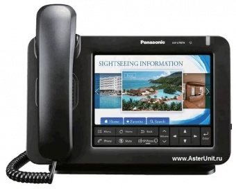 Проводной SIP телефон Panasonic KX-UT670RU (фронтальный вид)