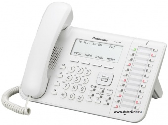 Цифровой системный телефон Panasonic KX-DT546RUW (белый) 